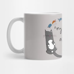 My cat was right about you.... Mug